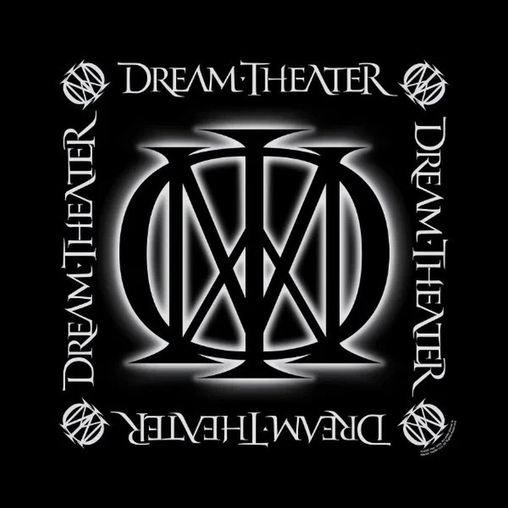 Dream Theater - Symbol Bandana - Black/White